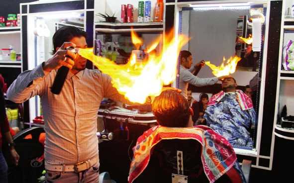 Innovative or Dangerous? Palestinian Barbers’ Fiery Haircuts